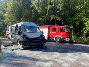 Wypadek autobusu na trasie Rokity - Rokiciny