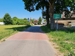 Remont drogi w Dębach