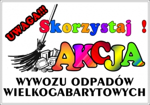 Uwaga! Zbi&oacute;rka odpad&oacute;w wielkogabarytowych