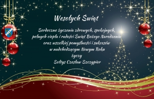 Życzenia Świąteczne dla Sołectwa Dęby