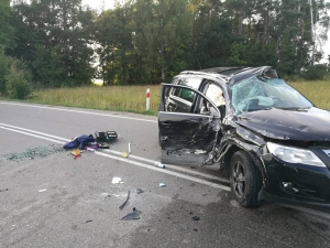 Groźny wypadek na skrzyżowaniu w Rokitach