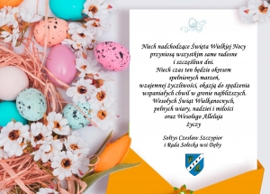 Życzenia Wielkanocne dla sołectwa Dęby